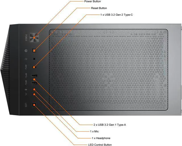 Alt view image 8 of 9 - MSI Gaming Desktop Aegis RS 12TG-261US Intel Core i7-12700KF 16GB DDR5 1 TB M.2 NVMe SSD GeForce RTX 3060 Ti Windows 11 Home 64-bit