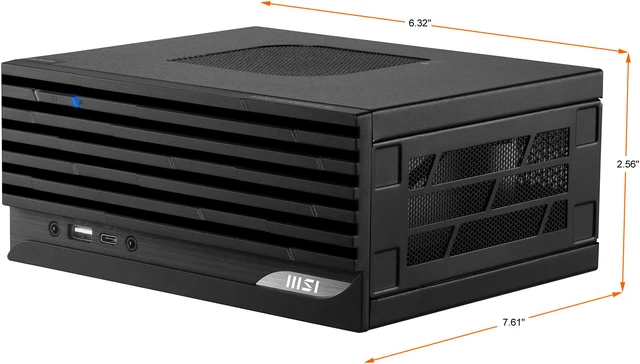 Alt view image 16 of 16 - MSI Desktop Computer PRO DP20Z 5M-034US Ryzen 3 5000 Series 5300G (4.00GHz) 8GB DDR4 250 GB M.2 NVMe SSD AMD Radeon Graphics Windows 10 Pro 64-bit (3 Year Warranty)