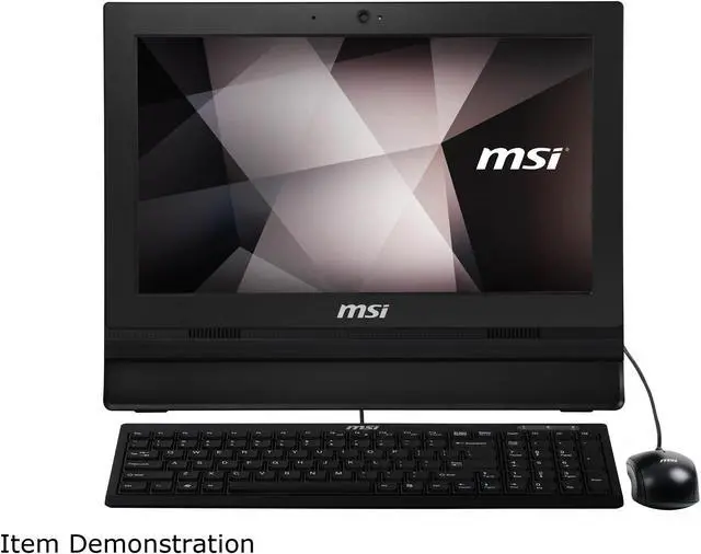 Alt view image 8 of 9 - MSI All-in-One Computer PRO 16T 10M-085US Intel Celeron 5205U 4GB DDR4 15.6" Touchscreen Windows 11 Pro 64-bit
