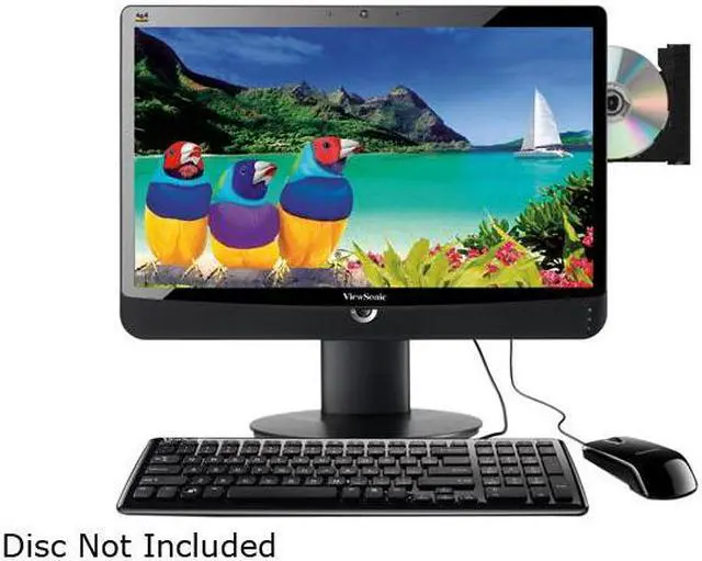 Alt view image 7 of 7 - ViewSonic Desktop PC VPC220B_7PUS_03 Intel Pentium E6600 4GB DDR3 320GB HDD 21.5" Windows 7 Professional 64-bit