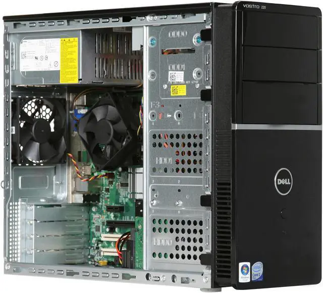 Alt view image 7 of 9 - DELL Desktop PC Vostro 220 (464-2127) Intel Core 2 Duo E7300 1GB DDR2 160GB HDD Intel GMA X4500HD Windows Vista Business / XP Professional downgrade
