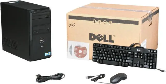 Alt view image 9 of 9 - DELL Desktop PC Vostro 230 MT(468-5909) Intel Core 2 Duo E7500 2GB DDR3 160GB HDD Intel GMA X4500HD Windows 7 Professional 32-bit