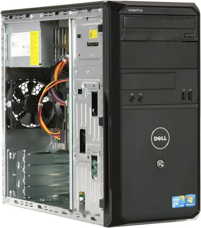 Alt view image 8 of 9 - DELL Desktop PC Vostro 230(468-8400) Intel Core 2 Duo E7500 2GB DDR3 250GB HDD Intel GMA X4500 Windows 7 Professional 32-bit