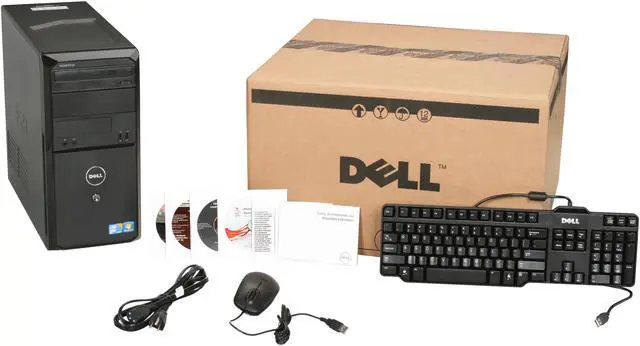 Alt view image 9 of 9 - DELL Desktop PC Vostro 230(468-8400) Intel Core 2 Duo E7500 2GB DDR3 250GB HDD Intel GMA X4500 Windows 7 Professional 32-bit
