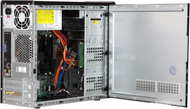 Alt view image 5 of 9 - DELL Desktop PC Inspiron 580 (i580-6654NBC) Intel Core i3-550 6GB DDR3 750GB HDD Intel HD Graphics Windows 7 Home Premium 64-bit