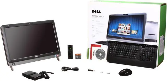 Alt view image 8 of 8 - DELL All-in-One PC Inspiron One 2305 (iO2305-2545-MSL) AMD Athlon II X2 250u 4GB DDR3 750GB HDD 23" Touchscreen Windows 7 Home Premium 64-bit