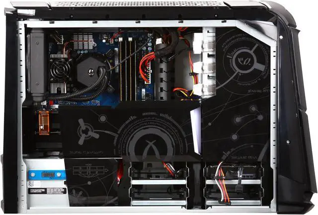 Alt view image 6 of 11 - DELL Desktop PC Alienware Aurora (Swift) AAS-2404CSB Intel Core i7-2600K 6GB DDR3 1TB HDD Dual 1.5GB NVIDIA GeForce GTS 450 - SLI Enabled Windows 7 Home Premium 64-bit