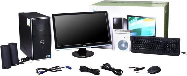 Alt view image 13 of 13 - DELL Desktop PC Inspiron 570 (i570-5066NBK) AMD Athlon II X2 245 4GB DDR3 500GB HDD ATI Radeon HD 4200 Windows 7 Home Premium 64-bit