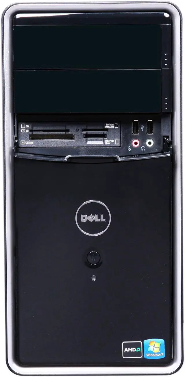 Alt view image 2 of 13 - DELL Desktop PC Inspiron 570 (i570-5066NBK) AMD Athlon II X2 245 4GB DDR3 500GB HDD ATI Radeon HD 4200 Windows 7 Home Premium 64-bit