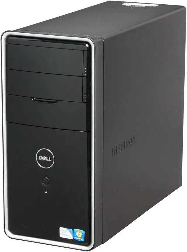 Alt view image 3 of 9 - DELL Desktop PC Inspiron 560 (i560-1101NBK) Intel Pentium E6700 4GB DDR3 1TB HDD Intel GMA X4500HD Windows 7 Home Premium 64-bit