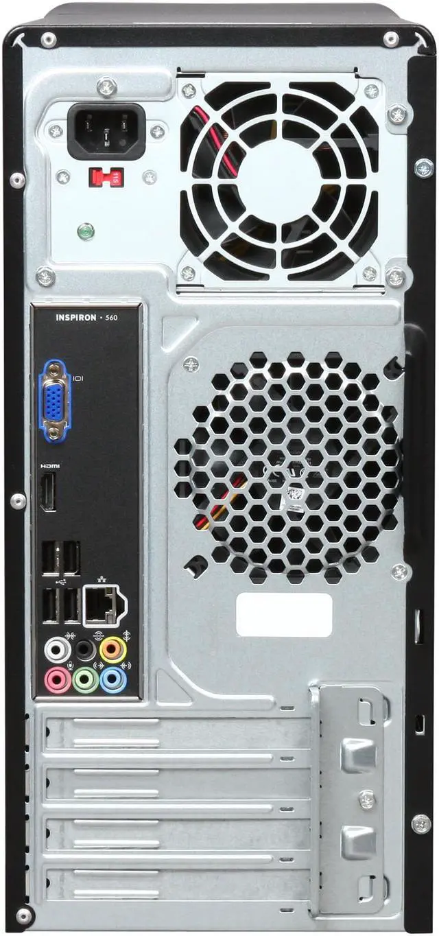 Alt view image 8 of 9 - DELL Desktop PC Inspiron 560 (i560-1101NBK) Intel Pentium E6700 4GB DDR3 1TB HDD Intel GMA X4500HD Windows 7 Home Premium 64-bit