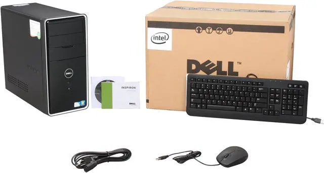 Alt view image 9 of 9 - DELL Desktop PC Inspiron 560 (i560-1101NBK) Intel Pentium E6700 4GB DDR3 1TB HDD Intel GMA X4500HD Windows 7 Home Premium 64-bit