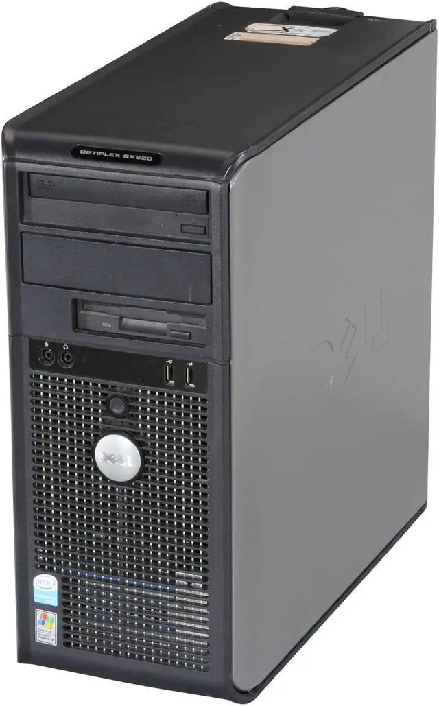 Alt view image 3 of 8 - DELL Desktop PC OptiPlex GX620 3.2GHz 2GB DDR2 250GB HDD Intel GMA 950 Windows 7 Home Premium 32-Bit
