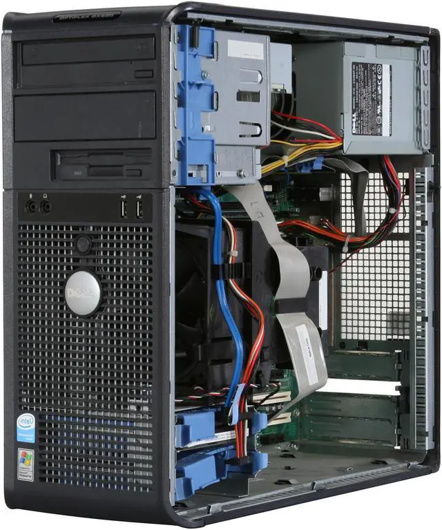 Alt view image 7 of 8 - DELL Desktop PC OptiPlex GX620 3.2GHz 2GB DDR2 250GB HDD Intel GMA 950 Windows 7 Home Premium 32-Bit