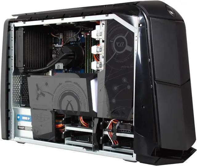 Alt view image 9 of 10 - DELL Desktop PC Alienware Aurora R3 R3/2600/6G/1T/W7HP Intel Core i7-2600 6GB DDR3 1TB HDD Dual 1.5GB NVIDIA GeForce GTS 450 Windows 7 Home Premium 64-Bit