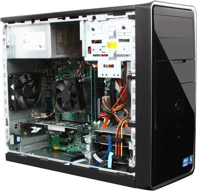 Alt view image 7 of 9 - DELL Desktop PC Inspiron i620-5039BK Intel Core i5-2320 6GB DDR3 1TB HDD AMD Radeon HD 6450 1GB DDR3 Windows 7 Home Premium 64-Bit