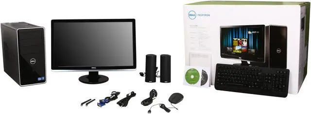 Alt view image 13 of 13 - DELL Desktop PC Inspiron 620 (i620-6028BK) Intel Core i5-2320 6GB DDR3 500GB HDD Intel HD Graphics 2000 Windows 7 Home Premium 64-Bit