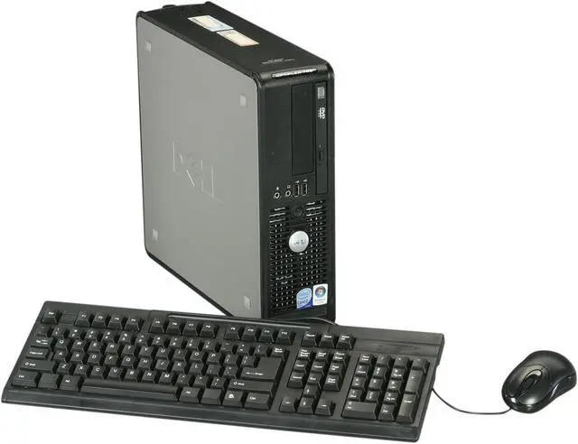 Main image of DELL Desktop PC OptiPlex 755s Intel Core 2 Duo E6550 2GB DDR2 80GB HDD Intel GMA 3000 Windows XP Professional