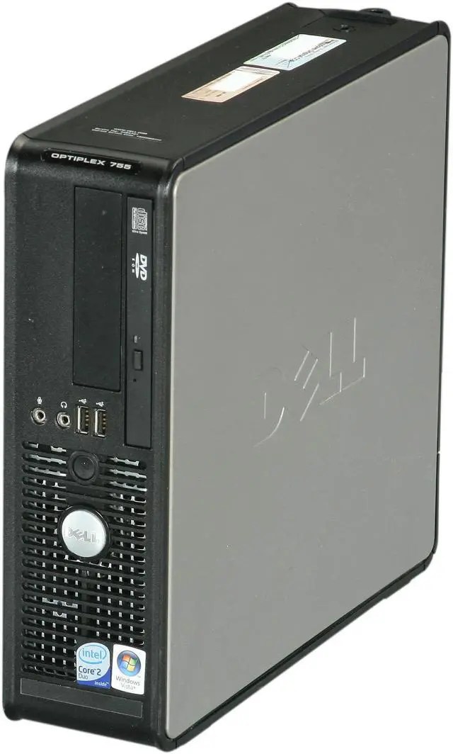 Alt view image 3 of 10 - DELL Desktop PC OptiPlex 755s Intel Core 2 Duo E6550 2GB DDR2 80GB HDD Intel GMA 3000 Windows XP Professional