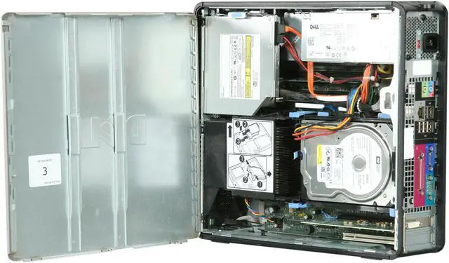 Alt view image 5 of 10 - DELL Desktop PC OptiPlex 755s Intel Core 2 Duo E6550 2GB DDR2 80GB HDD Intel GMA 3000 Windows XP Professional