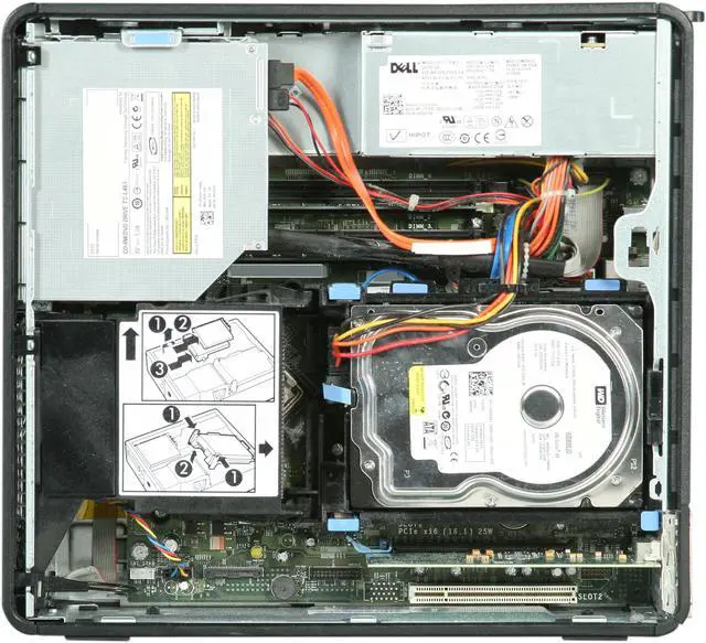 Alt view image 6 of 10 - DELL Desktop PC OptiPlex 755s Intel Core 2 Duo E6550 2GB DDR2 80GB HDD Intel GMA 3000 Windows XP Professional