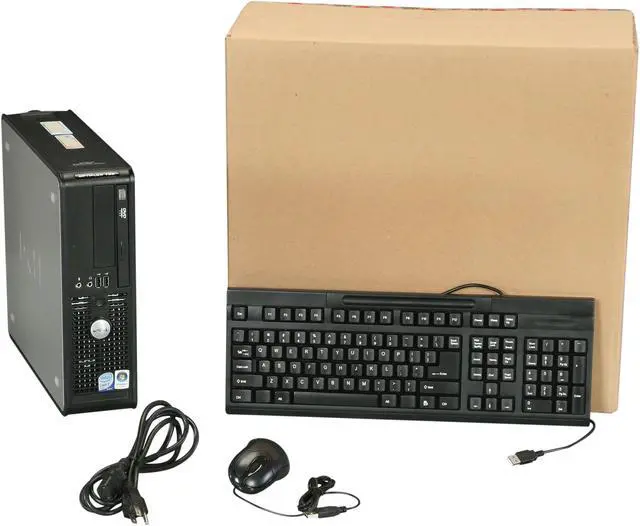 Alt view image 10 of 10 - DELL Desktop PC OptiPlex 755s Intel Core 2 Duo E6550 2GB DDR2 80GB HDD Intel GMA 3000 Windows XP Professional