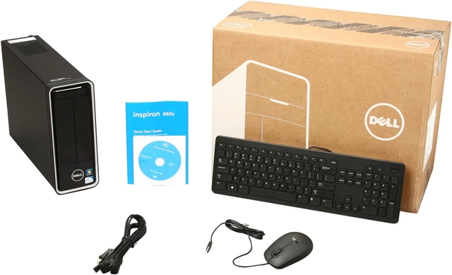 DELL Desktop PC Inspiron 660s (i660s-3078BK) Intel Pentium G630 4GB ...
