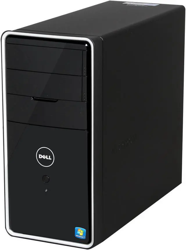 Alt view image 3 of 13 - DELL Desktop PC Inspiron 570 MT (i570-6690BK) AMD Athlon II X2 250 6GB DDR3 1TB HDD ATI Radeon HD 4200 Windows 7 Home Premium 64-Bit