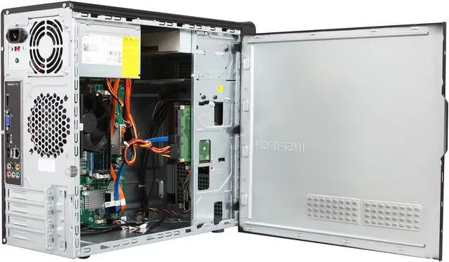 Alt view image 5 of 13 - DELL Desktop PC Inspiron 570 MT (i570-6690BK) AMD Athlon II X2 250 6GB DDR3 1TB HDD ATI Radeon HD 4200 Windows 7 Home Premium 64-Bit