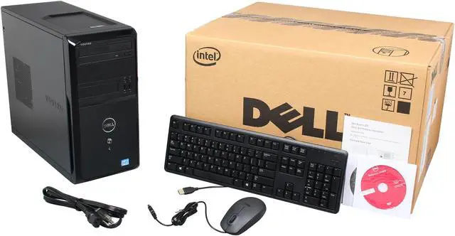Alt view image 9 of 9 - DELL Vostro 270 (469-1954) Desktop PC Intel Core i3 3220(3.30GHz) 4GB DDR3 500GB HDD Capacity Intel HD Graphics 2500 Windows 8 Pro 64-bit