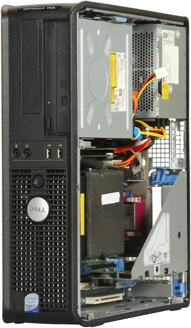 Alt view image 7 of 10 - DELL Desktop PC OptiPlex 755 2.40GHz 4GB 1.5TB HDD Intel GMA 965 Windows 7 Professional 64-Bit
