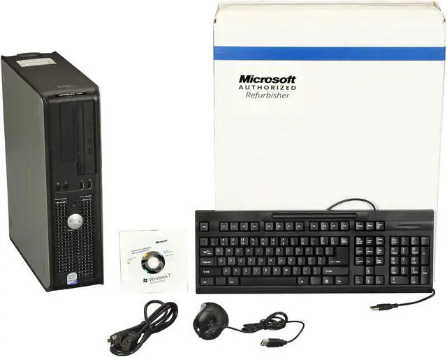 Alt view image 10 of 10 - DELL Desktop PC OptiPlex 755 2.40GHz 4GB 1.5TB HDD Intel GMA 965 Windows 7 Professional 64-Bit