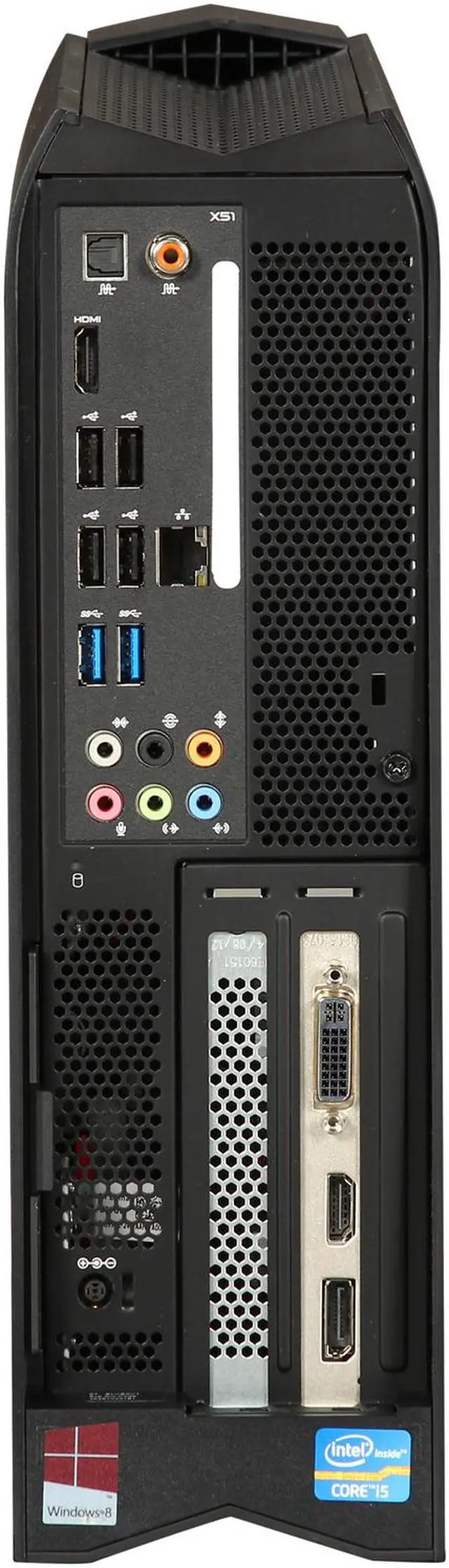 Alt view image 8 of 9 - DELL Desktop PC Alienware X51 (AWX5107990322SA) Intel Core i5-3450 8GB 1TB HDD NVIDIA GeForce GT 640 1GB Windows 8 64-Bit