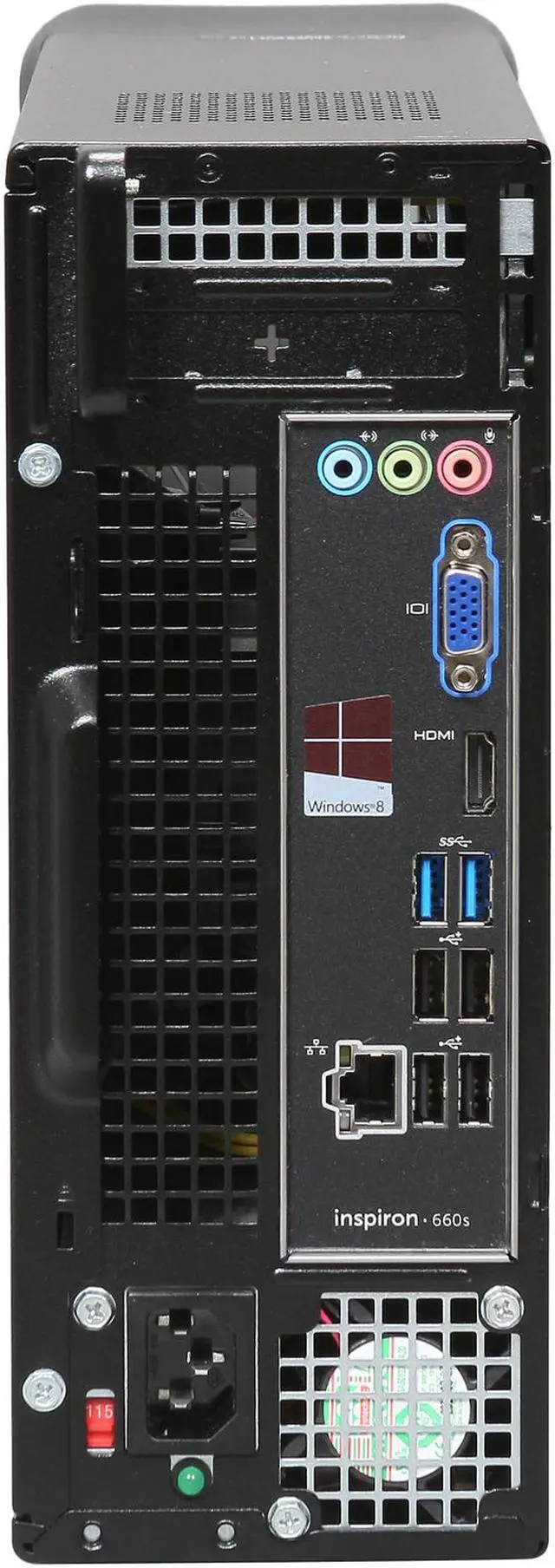 Alt view image 8 of 9 - DELL Desktop PC Inspiron 660s (i660s-1541BK) Intel Pentium G2030 4GB DDR3 500GB HDD Intel HD Graphics Windows 8