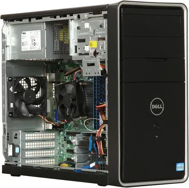 Alt view image 7 of 9 - DELL Desktop PC Inspiron 660 (i660-5629BK) Intel Core i5-3330 8GB DDR3 1TB HDD Intel HD Graphics 2500 Windows 8