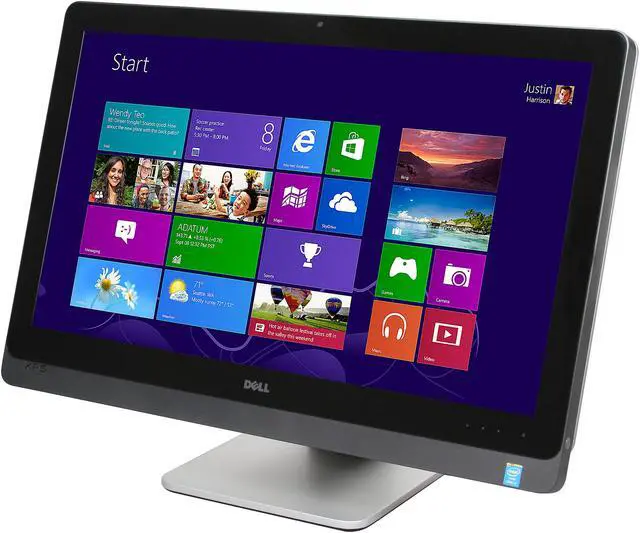 Alt view image 3 of 8 - DELL All-in-One PC XPS 2720 (XPSo27-3575BLK) Intel Core i7-4770S 8GB DDR3 2TB HDD + 32GB SSD HDD 27" Touchscreen Windows 8