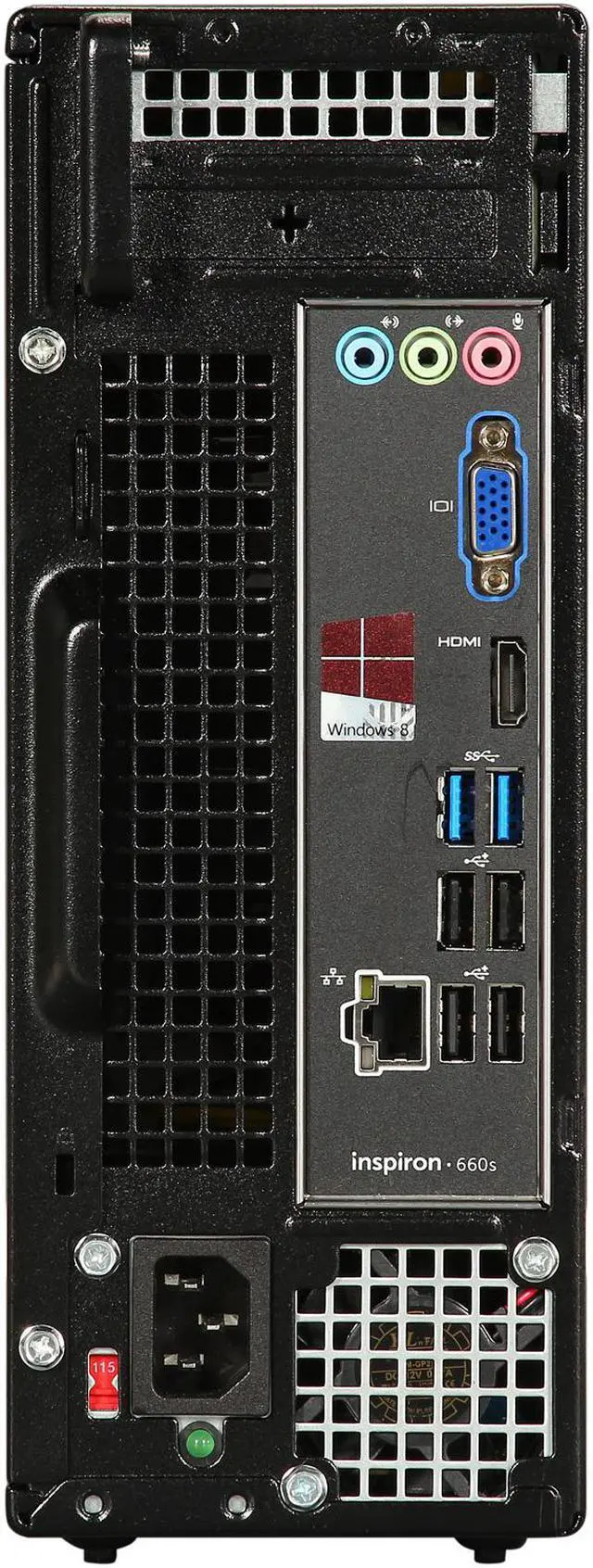 Alt view image 13 of 14 - DELL Desktop PC Inspiron 660s (i660s-6925BK) Intel Core i5-3330S 8GB DDR3 1TB HDD Intel HD Graphics 2500 Windows 8