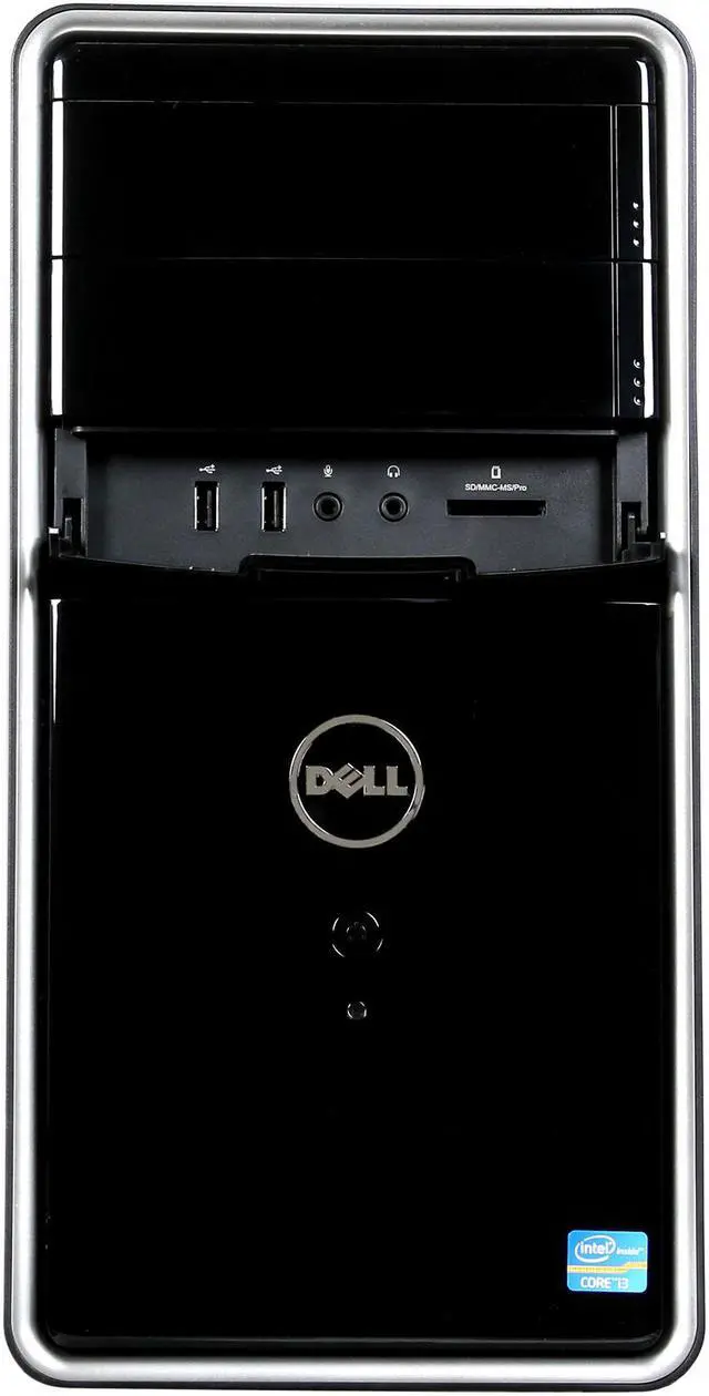 Alt view image 2 of 9 - DELL Desktop PC Inspiron 660 (i660-3050BK) Intel Core i3-3240 8GB DDR3 1TB HDD Intel HD Graphics 2500 Windows 8