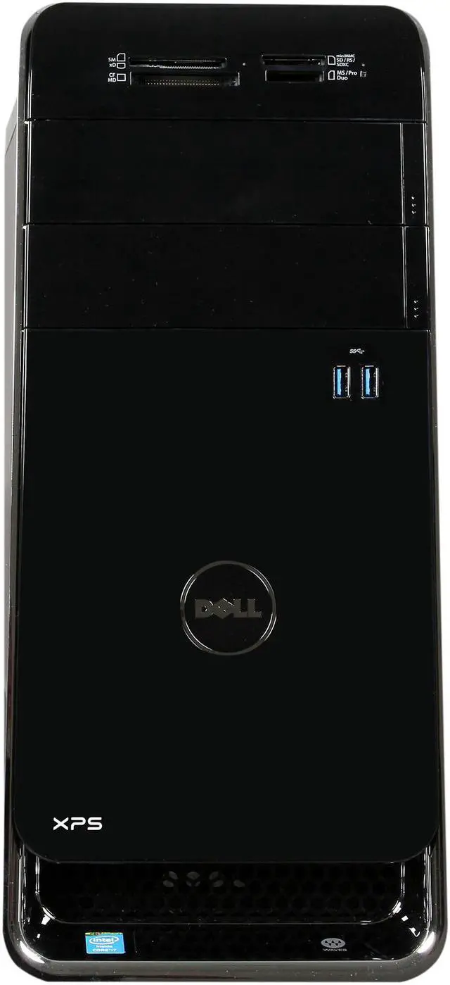 Alt view image 2 of 10 - DELL Desktop PC XPS 8700 (X8700-1876BLK) Intel Core i7-4770 12GB DDR3 1TB HDD NVIDIA GeForce GTX 645 1GB Windows 8