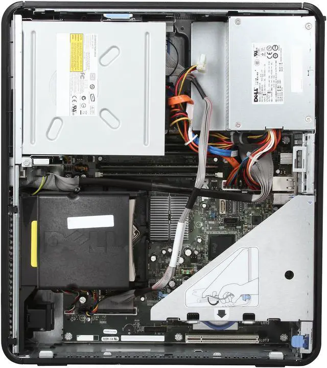 Alt view image 7 of 11 - DELL Desktop PC OptiPlex 755 2.66GHz 4 GB 250GB HDD Intel HD Graphics Windows 10 Pro 64-Bit