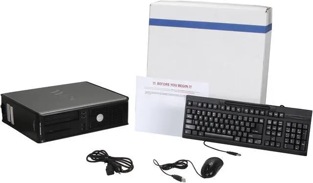 Alt view image 11 of 11 - DELL Desktop PC OptiPlex 755 2.66GHz 4 GB 250GB HDD Intel HD Graphics Windows 10 Pro 64-Bit