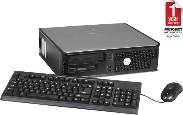 Main image of DELL Desktop PC OptiPlex 755 2.66GHz 4 GB 250GB HDD Intel HD Graphics Windows 10 Pro 64-Bit
