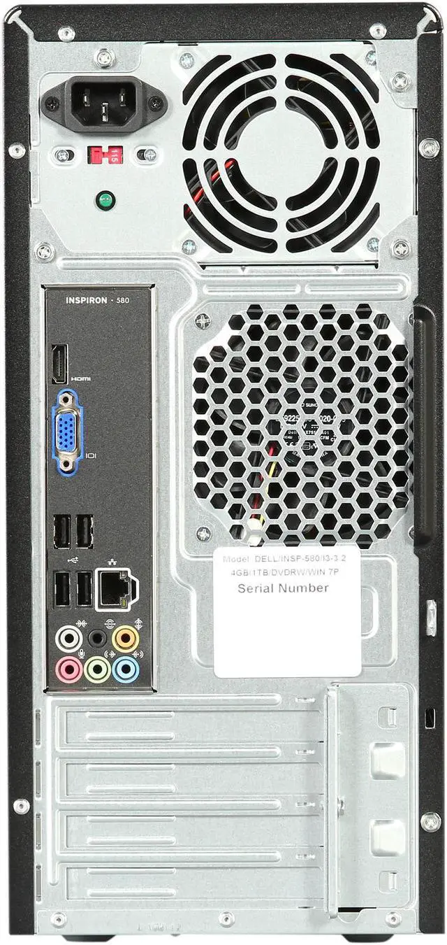 Alt view image 8 of 9 - DELL Desktop PC Inspiron 580 AMD Phenom II X2 550 4GB DDR3 1TB HDD Windows 7 Home Premium 64-bit