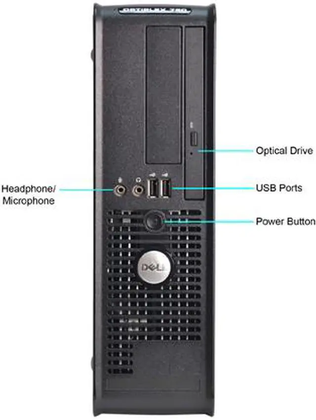 Alt view image 2 of 3 - DELL Desktop PC OptiPlex 780 3.00GHz 4 GB 250GB HDD Windows 10 Pro 64-Bit