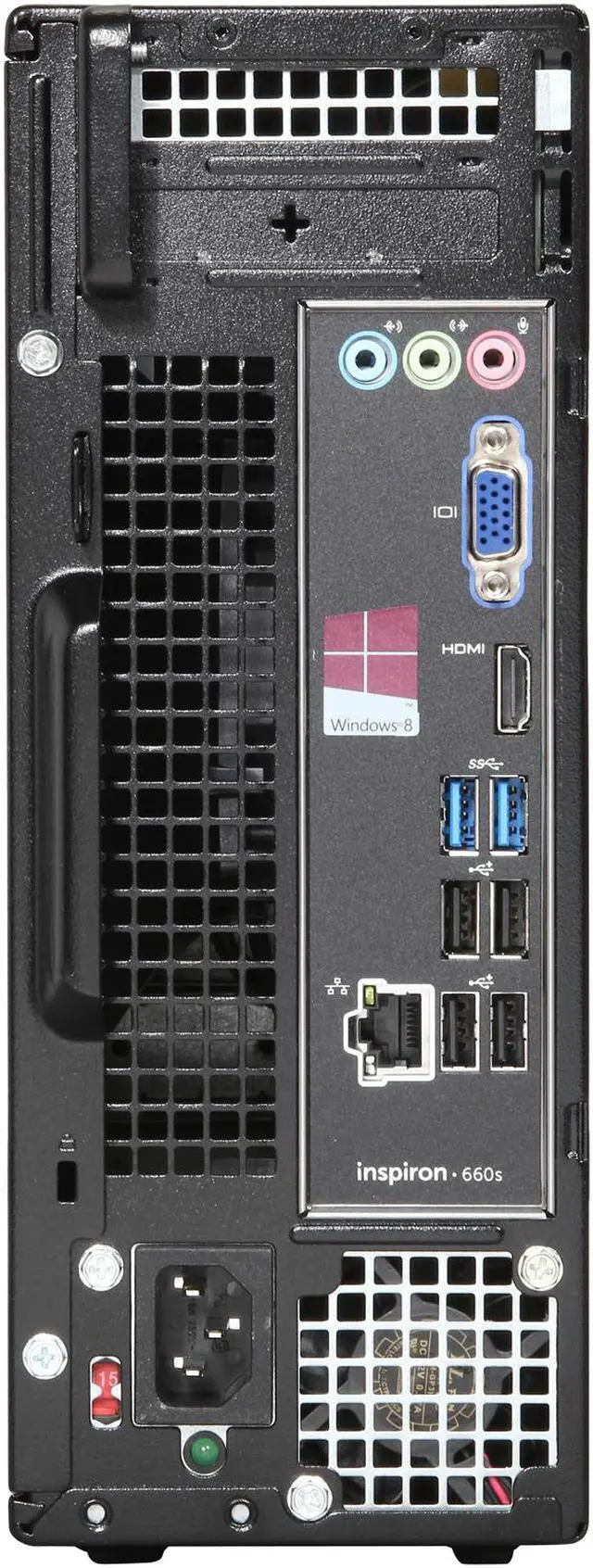 Alt view image 8 of 9 - DELL Desktop PC Inspiron 660s (i660s-779BK) Intel Celeron G1610 4GB DDR3 500GB HDD Intel HD Graphics Windows 8