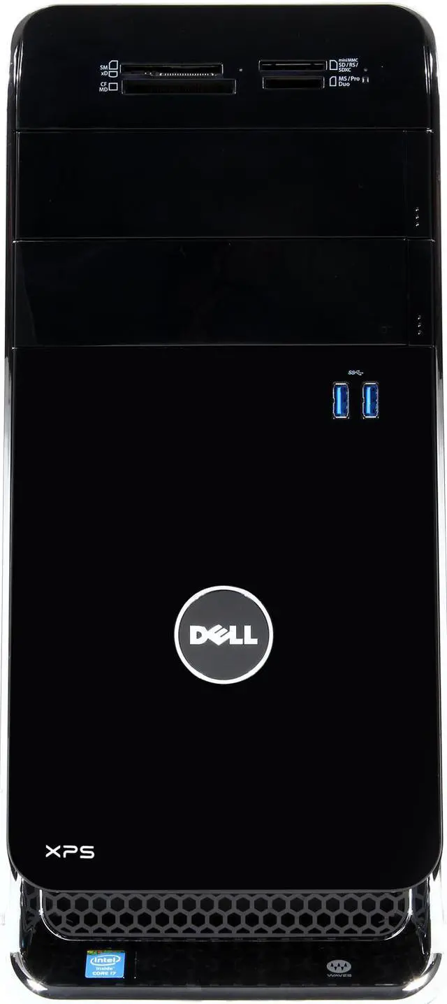 Alt view image 2 of 10 - DELL Desktop PC XPS 8700 (X8700-1877BLK) Intel Core i7-4770 12GB DDR3 1TB HDD NVIDIA GeForce GTX 645 1GB Windows 8