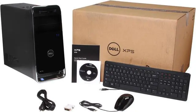 Alt view image 10 of 10 - DELL Desktop PC XPS 8700 (X8700-1877BLK) Intel Core i7-4770 12GB DDR3 1TB HDD NVIDIA GeForce GTX 645 1GB Windows 8