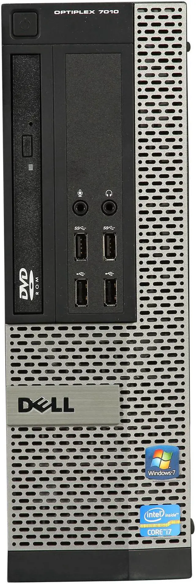 Alt view image 2 of 10 - DELL Desktop PC OptiPlex O701014590814PC Intel Core i7-3770 8GB DDR3 128GB SSD HDD Intel HD Graphics 4000 Windows 7 Professional