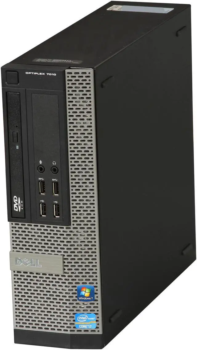 Alt view image 3 of 10 - DELL Desktop PC OptiPlex O701014590814PC Intel Core i7-3770 8GB DDR3 128GB SSD HDD Intel HD Graphics 4000 Windows 7 Professional