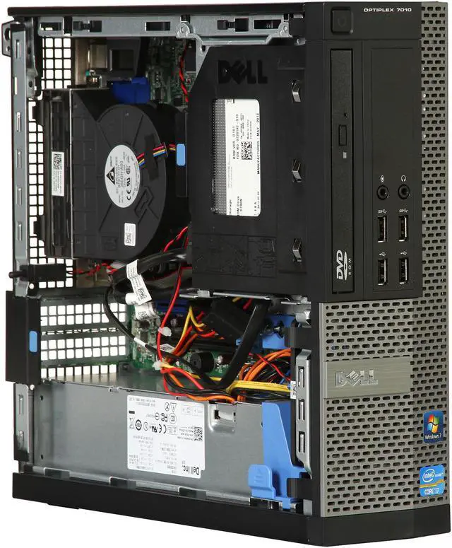 Alt view image 7 of 10 - DELL Desktop PC OptiPlex O701014590814PC Intel Core i7-3770 8GB DDR3 128GB SSD HDD Intel HD Graphics 4000 Windows 7 Professional